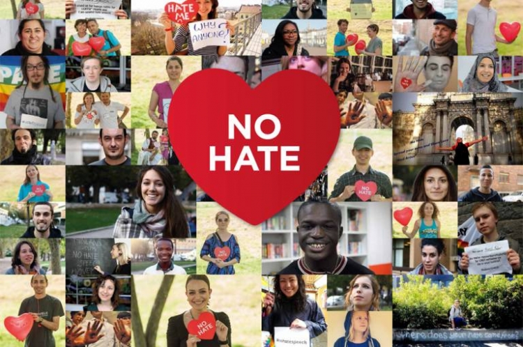 Immagine tratta dalla campagna europea NO HATE SPEECH